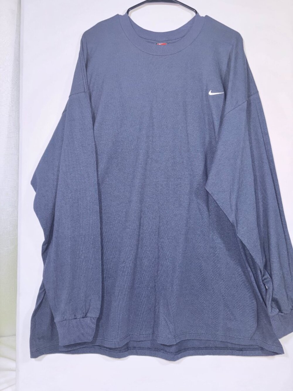 Vintage Nike Team Blue Long Sleeve Crewneck Shirt XXL